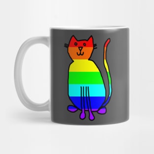 Cat Rainbow Mug